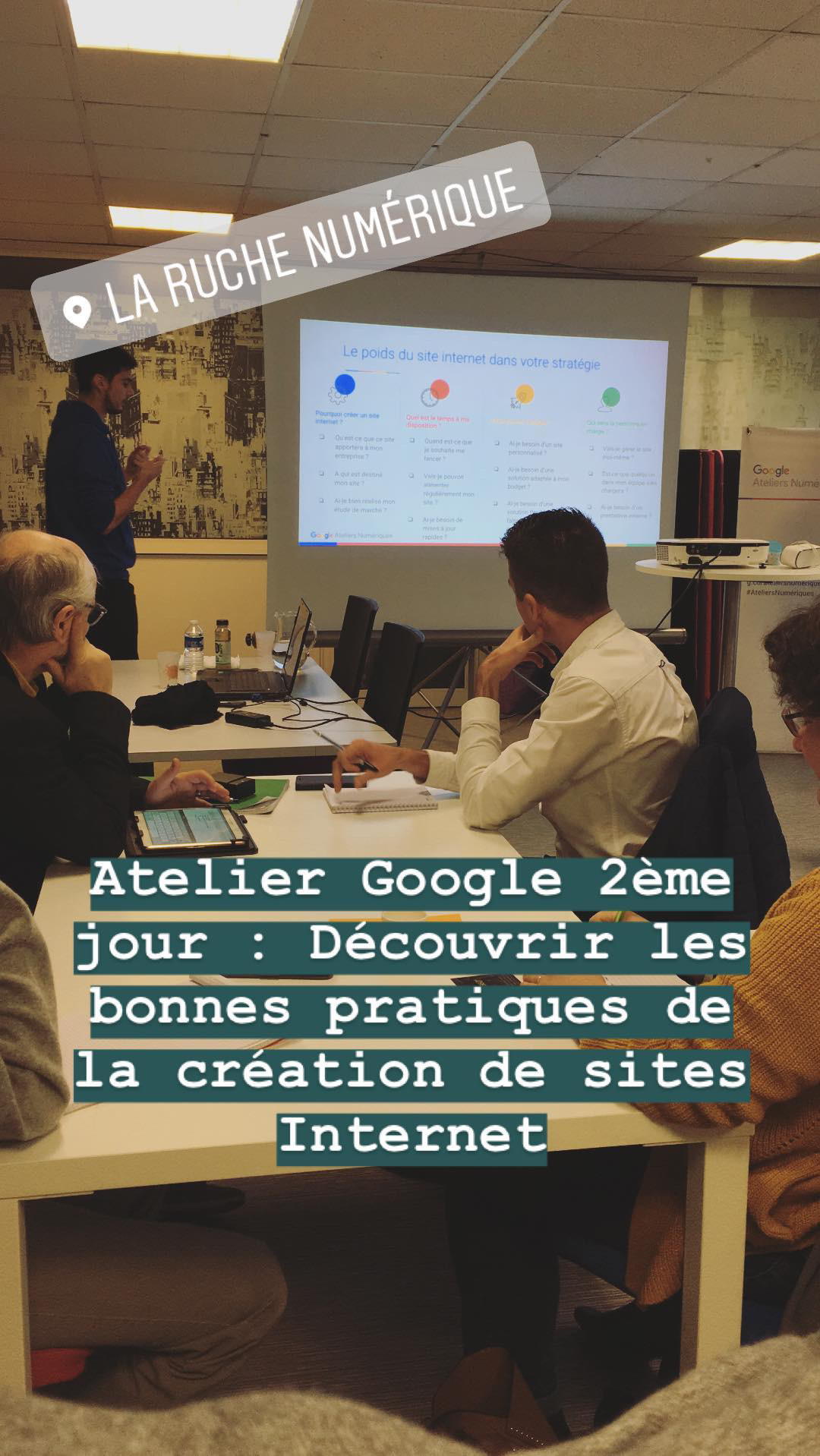 Atelier Google La Ruche numérique